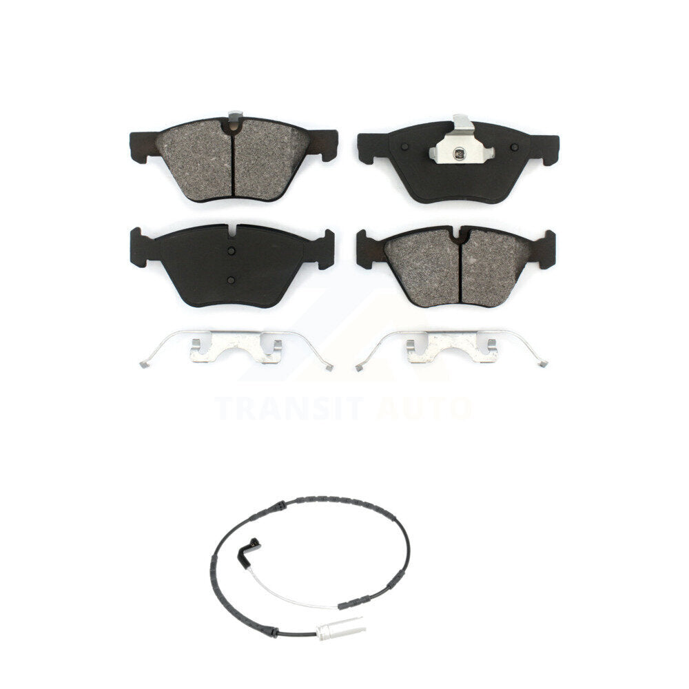 SIM Front Semi-Metallic Disc Brake Pads And Wear Sensors Kit For BMW 328xi 325xi 330xi 335xi KSW-101056