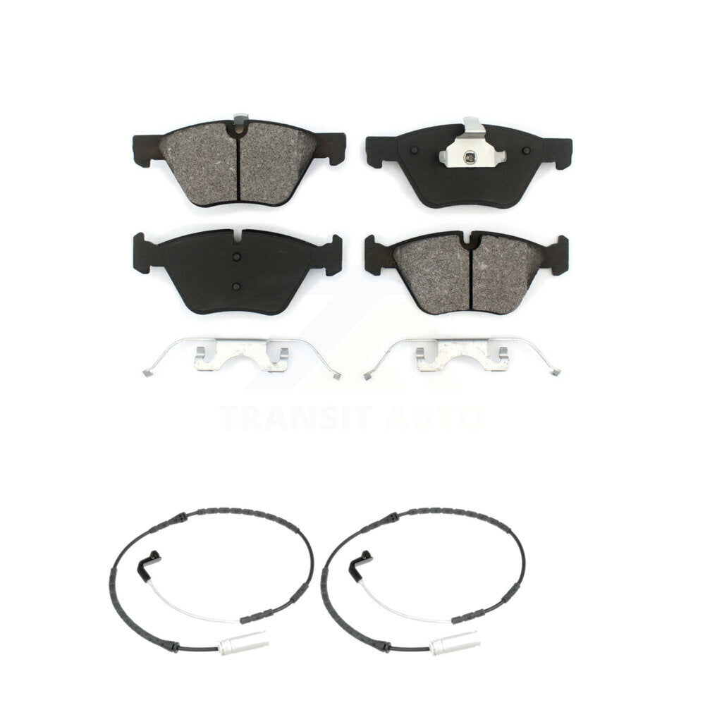 SIM Front Semi-Metallic Disc Brake Pads And Wear Sensors Kit For BMW 328xi 325xi 330xi 335xi KSW-101060