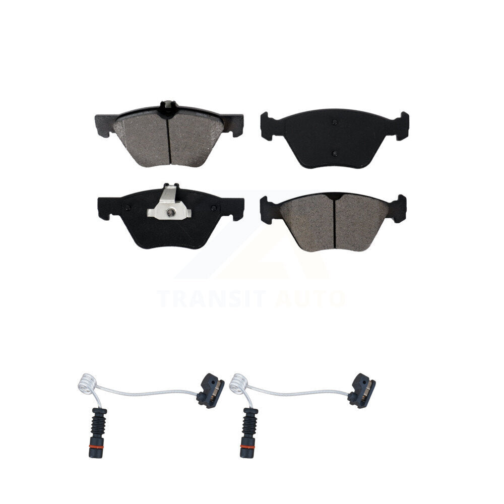 SIM Front Semi-Metallic Disc Brake Pads And Wear Sensors Kit For 2004 Chrysler Crossfire KSW-101061