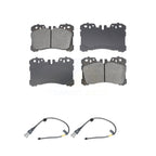 SIM Front Semi-Metallic Disc Brake Pads And Wear Sensors Kit For Lexus LS460 With Sport Package 15 Inch Wheels KSW-101062