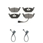 SIM Front Semi-Metallic Disc Brake Pads And Extra Wear Sensors Kit For 2004 Volkswagen Golf 2.0L 1.9L KSW-101063