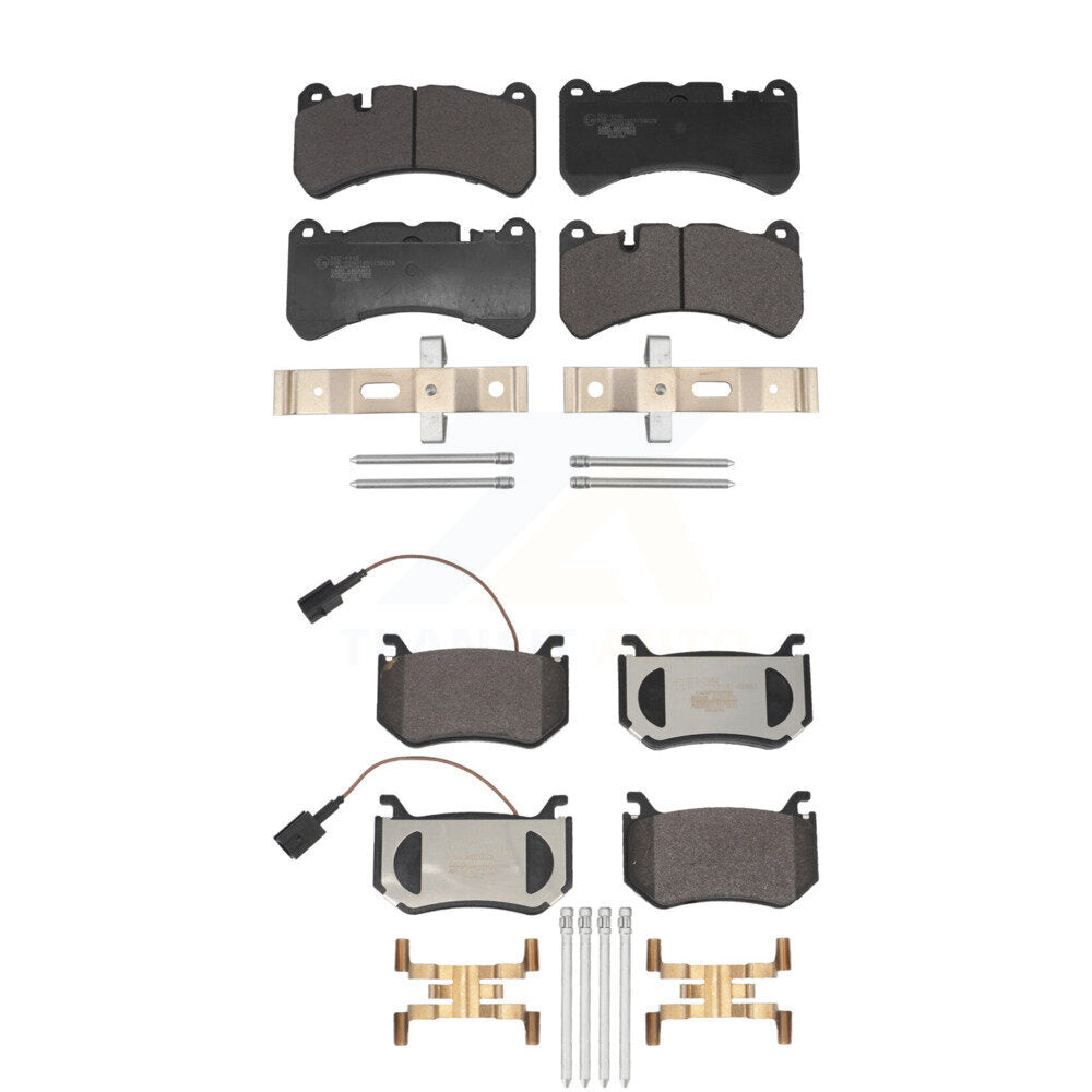 TEC Front Rear Ceramic Brake Pads Kit For 2022 Alfa Romeo Stelvio Quadrifoglio Without Composite Brakes KTC-100942