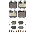TEC Front Rear Ceramic Brake Pads Kit For BMW X5 M850i xDrive Gran Coupe M760i KTC-100943