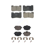 TEC Front Rear Ceramic Brake Pads Kit For BMW X5 X6 Without M Sport Package KTC-100944