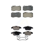 TEC Front Rear Ceramic Brake Pads Kit For Mercedes-Benz E350 E400 With 344mm Diameter Rotor Convertible/Coupe KTC-100946