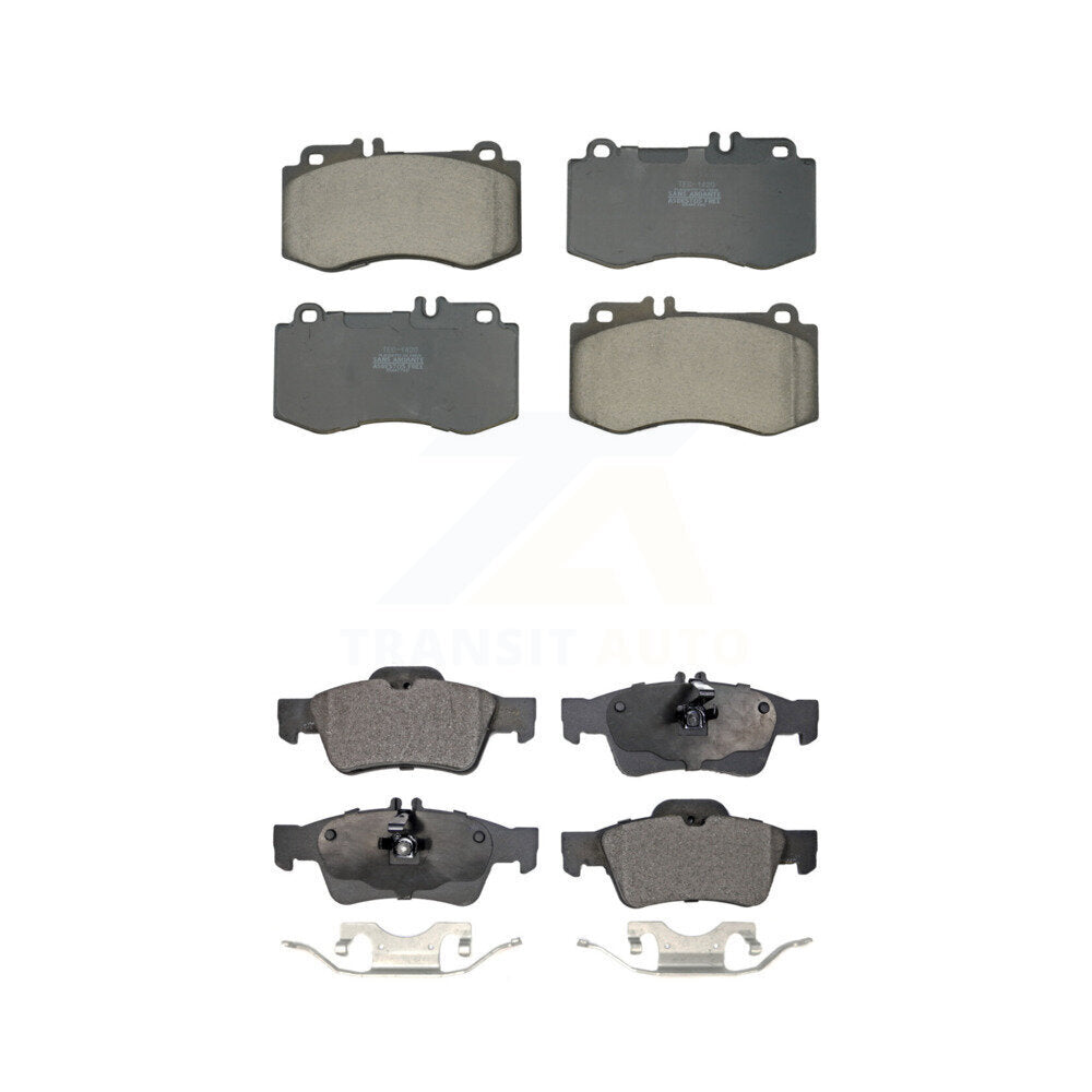 TEC Front Rear Ceramic Brake Pads Kit For Mercedes-Benz E350 E550 E400 CLS400 KTC-100947