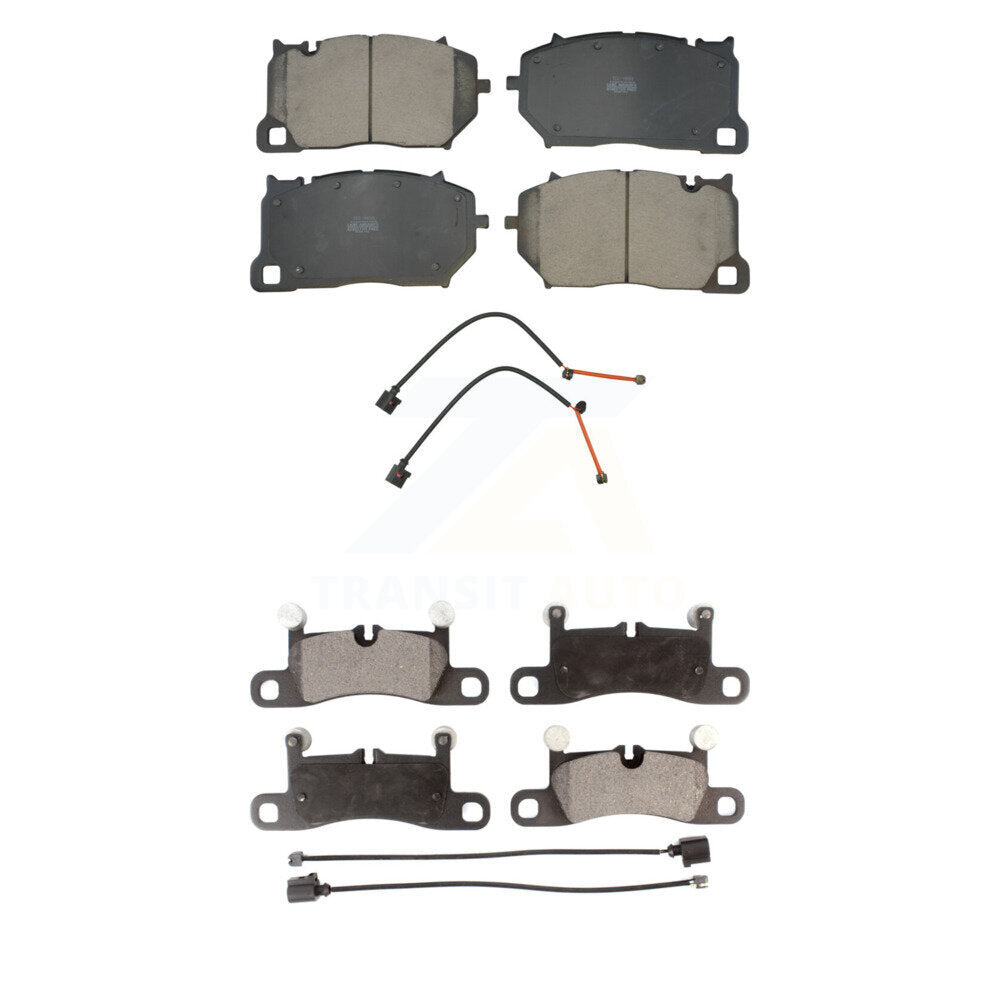 TEC Front Rear Ceramic Brake Pads Kit For 2016-2018 Porsche Cayenne With Composite Brakes KTC-100949