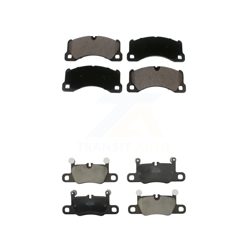 TEC Front Rear Ceramic Brake Pads Kit For Porsche Cayenne With Cast Iron Disc 390mm Diameter Rotor KTC-100950