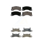 TEC Front Rear Ceramic Brake Pads Kit For Porsche Cayenne With Cast Iron Disc 390mm Diameter Rotor KTC-100951