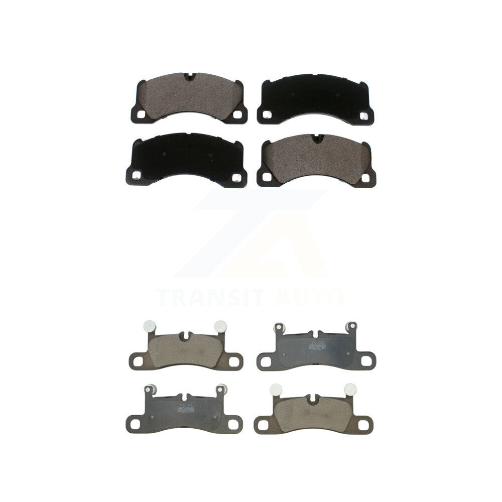 TEC Front Rear Ceramic Brake Pads Kit For Porsche Cayenne With Cast Iron Disc 390mm Diameter Rotor KTC-100951