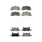 TEC Front Rear Ceramic Brake Pads Kit For Porsche Cayenne With 350mm Diameter Rotor Cast Iron Disc KTC-100952