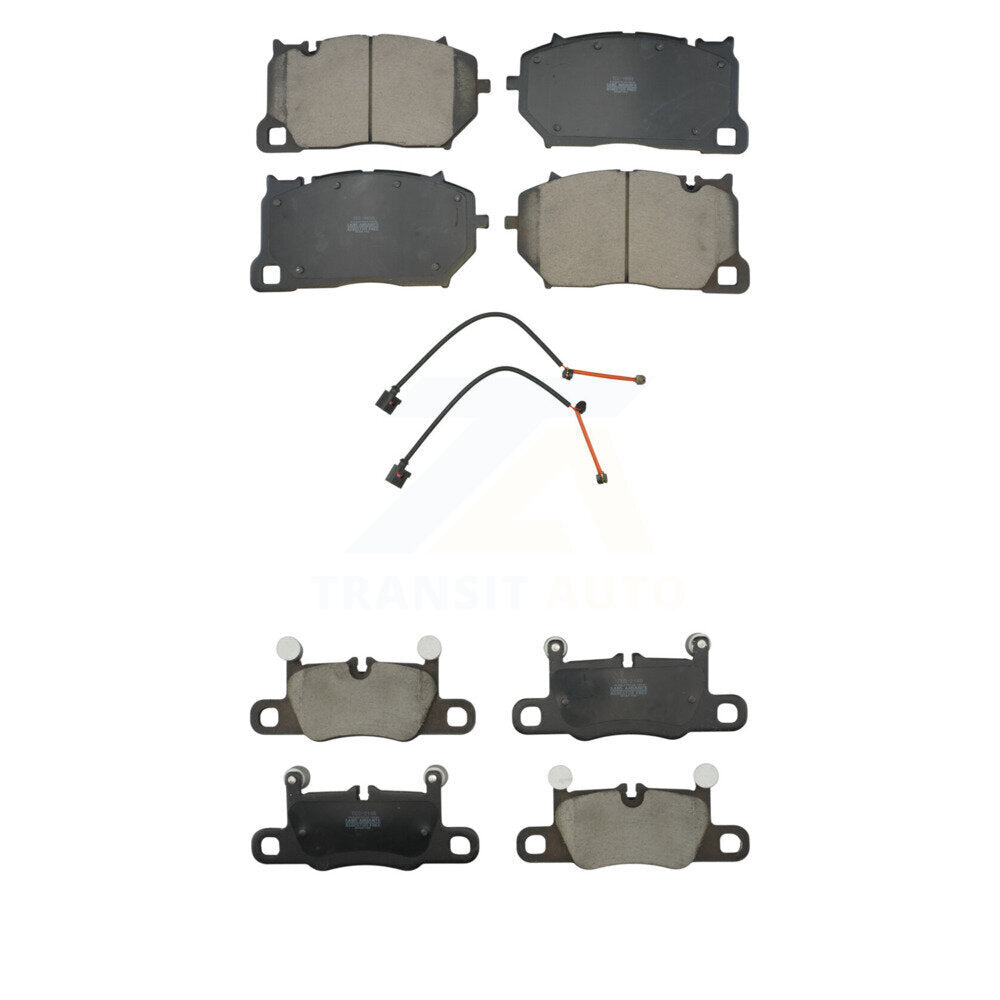 TEC Front Rear Ceramic Brake Pads Kit For Porsche Cayenne With Composite Brakes 415mm Diameter Rotor KTC-100954