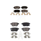 TEC Front Rear Ceramic Brake Pads Kit For 2016-2018 Toyota Yaris Sedan KTC-100959