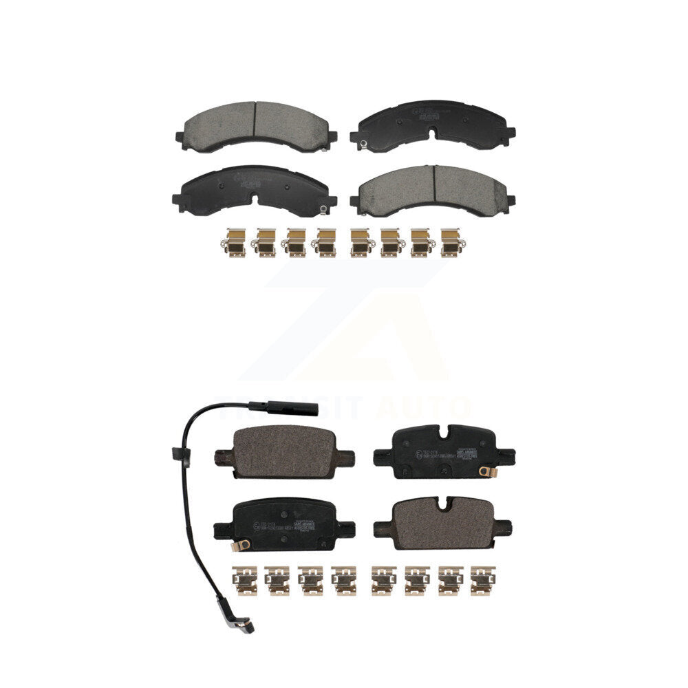 TEC Front Rear Ceramic Brake Pads Kit For 2024 GMC Sierra EV KTC-100962