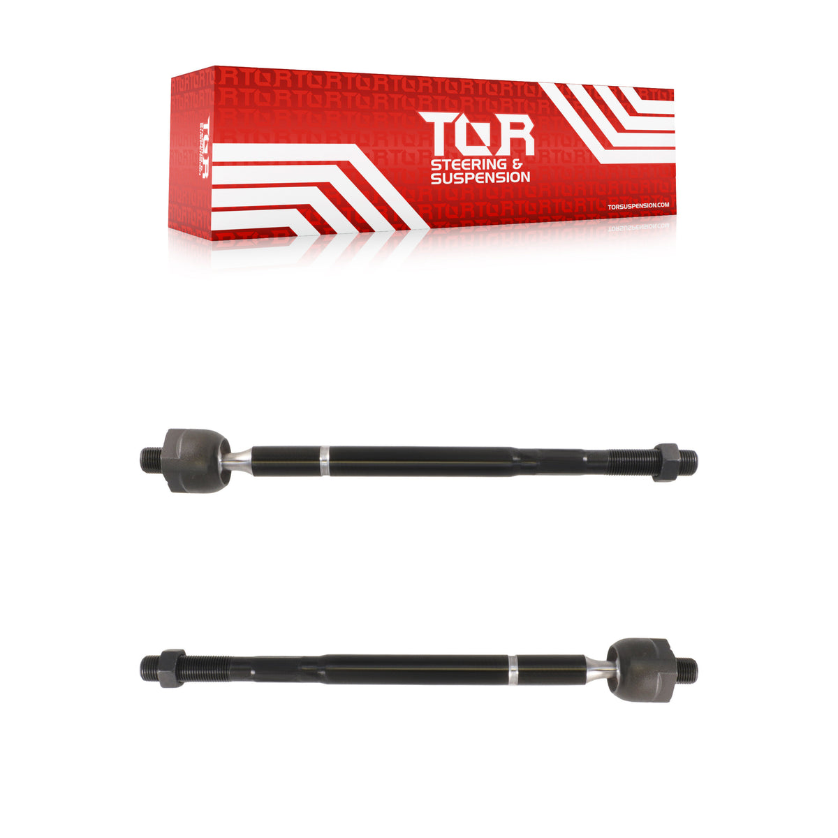 TOR Front Inner Steering Tie Rod End Pair For 2019-2024 Toyota RAV4 KTR-105500 - Product & Packaging View