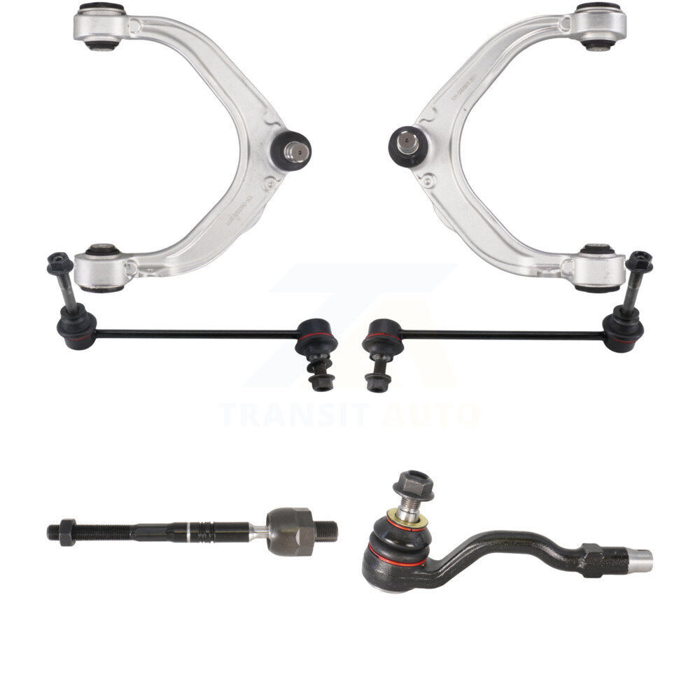 TOR Front Suspension Upper Control Arm And Ball Joint Assembly Steering Tie Rod End Stabilizer Bar Link Kit (8Pc) For BMW