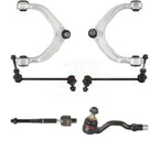 TOR Front Suspension Upper Control Arm And Ball Joint Assembly Steering Tie Rod End Stabilizer Bar Link Kit (8Pc) For BMW X5 X6 With Adaptive Drive - Left Right Side (Driver Passenger) KTR-105815