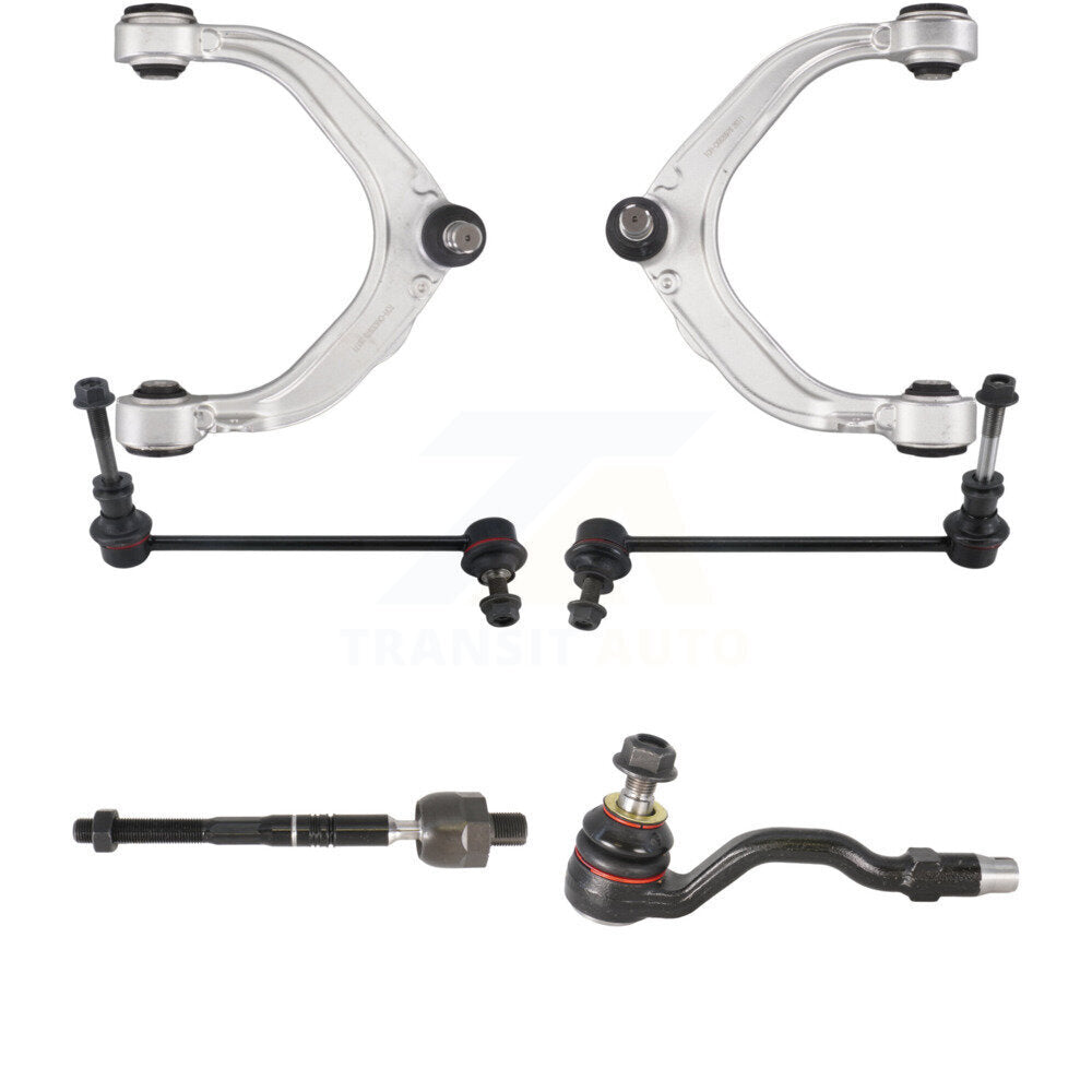 TOR Front Suspension Upper Control Arm And Ball Joint Assembly Steering Tie Rod End Stabilizer Bar Link Kit (8Pc) For BMW