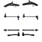 TOR Front Suspension Lower Control Arm And Ball Joint Assembly Steering Tie Rod End Stabilizer Bar Link Kit (8Pc) For 2012-2013 Kia Soul Automatic transmission Left Right (Driver Passenger) KTR-105840