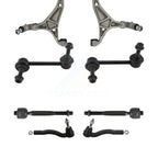 TOR Front Suspension Lower Control Arm And Ball Joint Assembly Steering Tie Rod End Stabilizer Bar Link Kit (8Pc) For 2018 Dodge Durango 5.7L With Sport - Left Right Side KTR-105841