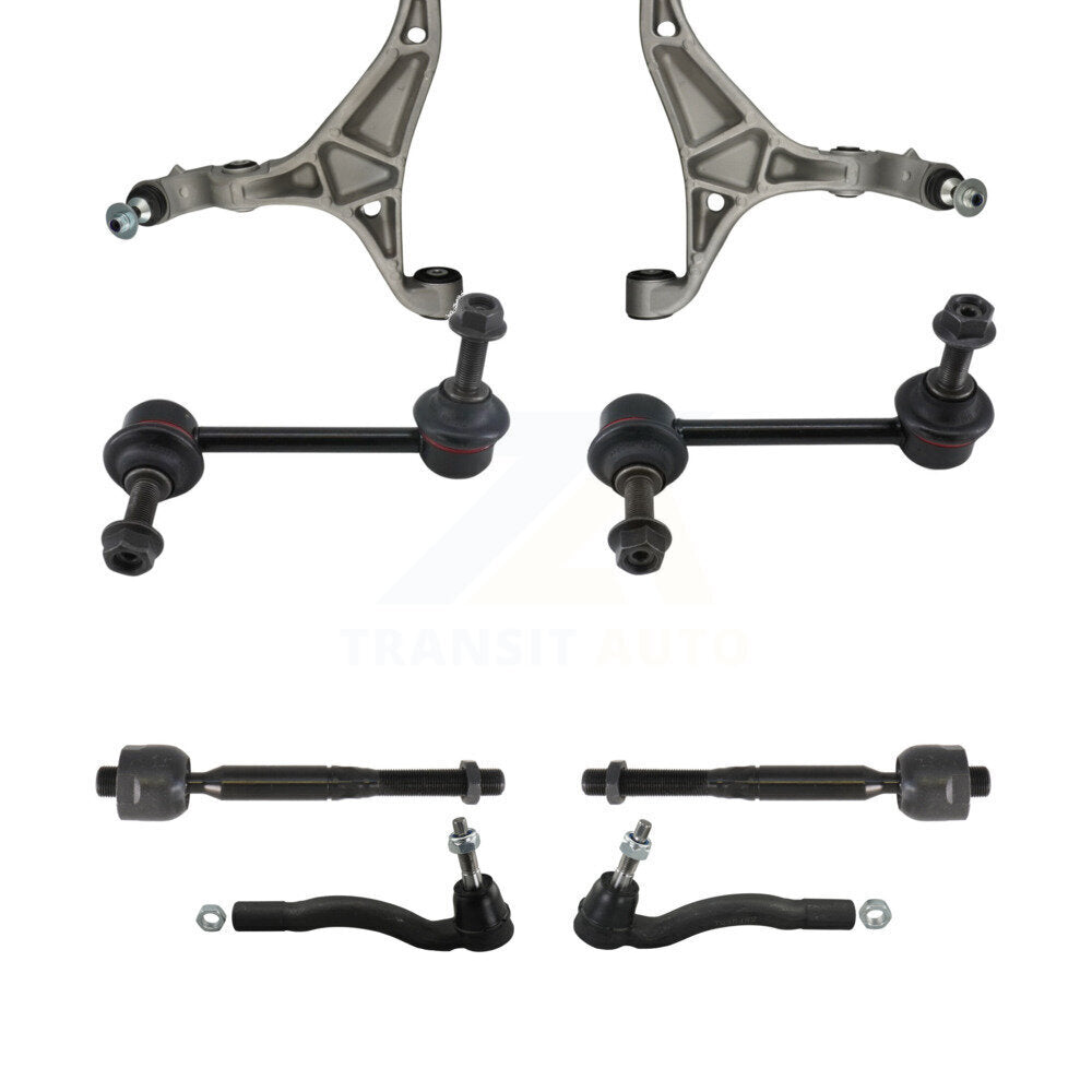TOR Front Suspension Lower Control Arm And Ball Joint Assembly Steering Tie Rod End Stabilizer Bar Link Kit (8Pc) For 2018 Dodge Durango 5.7L With Sport - Left Right Side KTR-105841