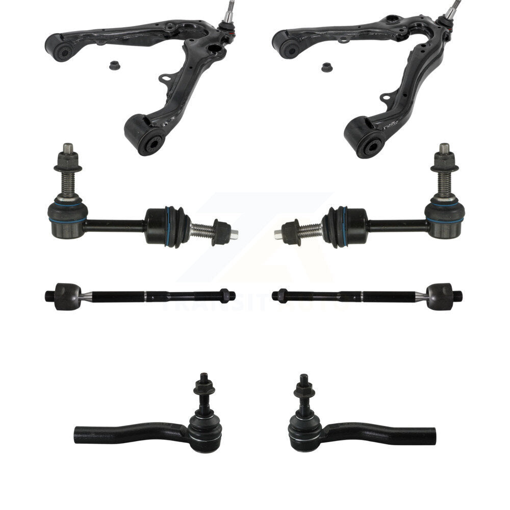 TOR Front Suspension Lower Control Arm And Ball Joint Assembly Steering Tie Rod End Stabilizer Link Kit (8Pc) For Chevrolet