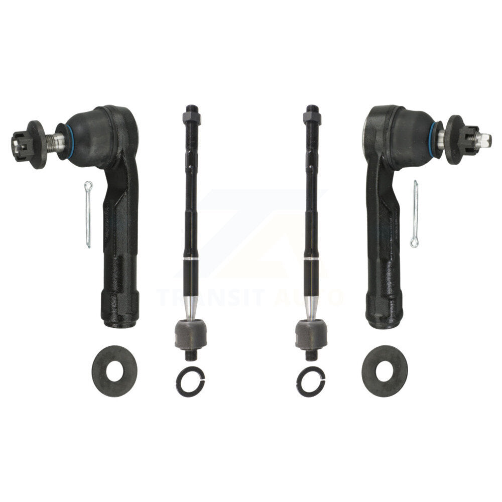 TOR Front Outer & Inner Steering Tie Rod End Kit For Hyundai Kona Electric Kia Ioniq Niro EV - Left Right Side (Driver