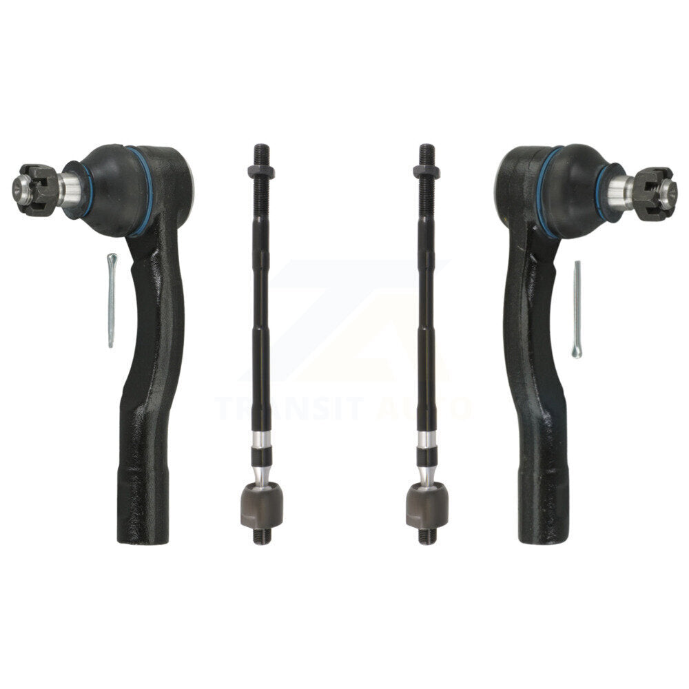 TOR Front Outer & Inner Steering Tie Rod End Kit For 2015-2019 Subaru Outback Legacy - Left Right Side (Driver Passenger)