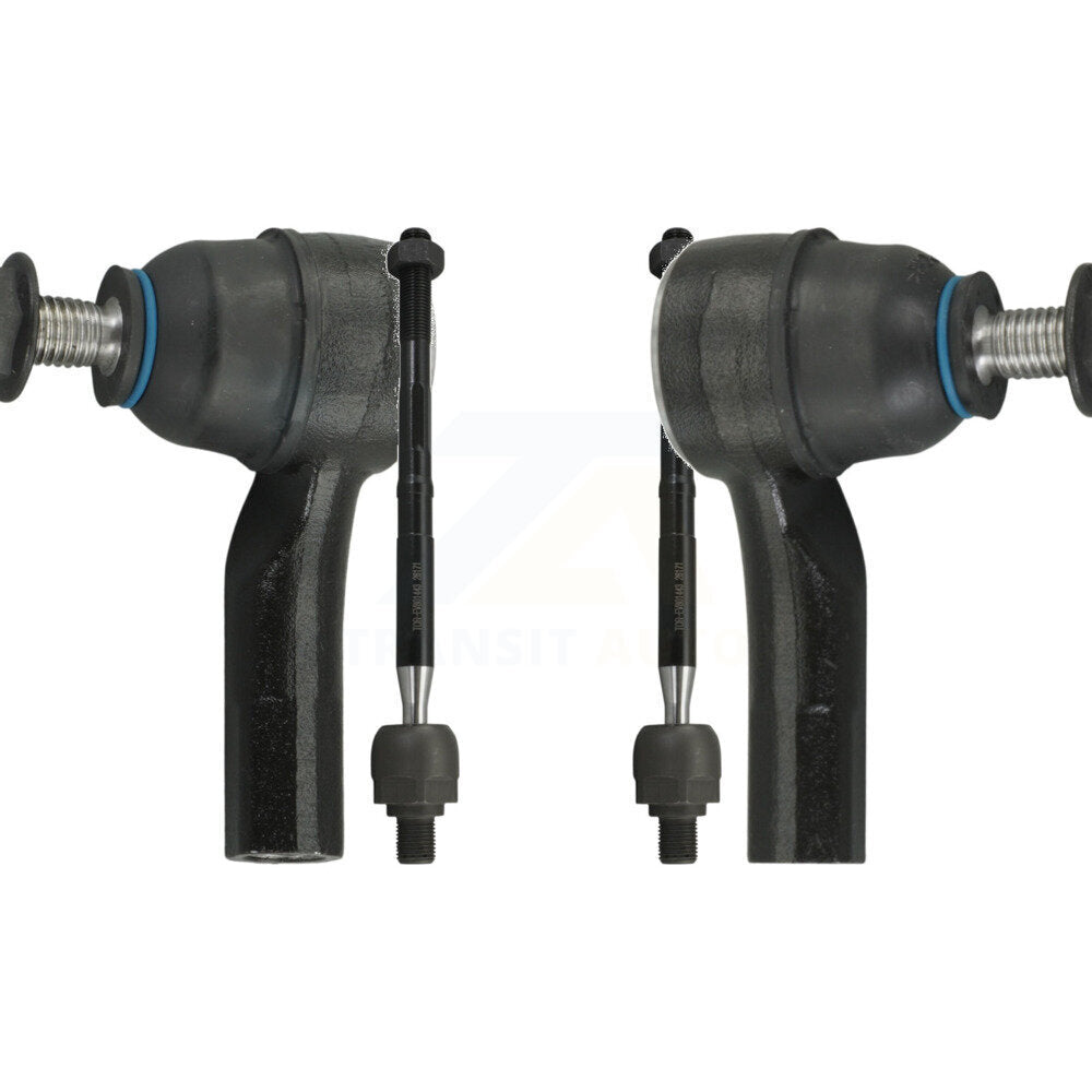 TOR Front Outer & Inner Steering Tie Rod End Kit For 2016-2022 Chevrolet Spark - Left Right Side (Driver Passenger)