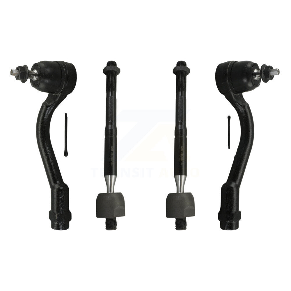 TOR Front Outer & Inner Steering Tie Rod End Kit For Hyundai Sonata Kia Optima - Left Right Side (Driver Passenger)