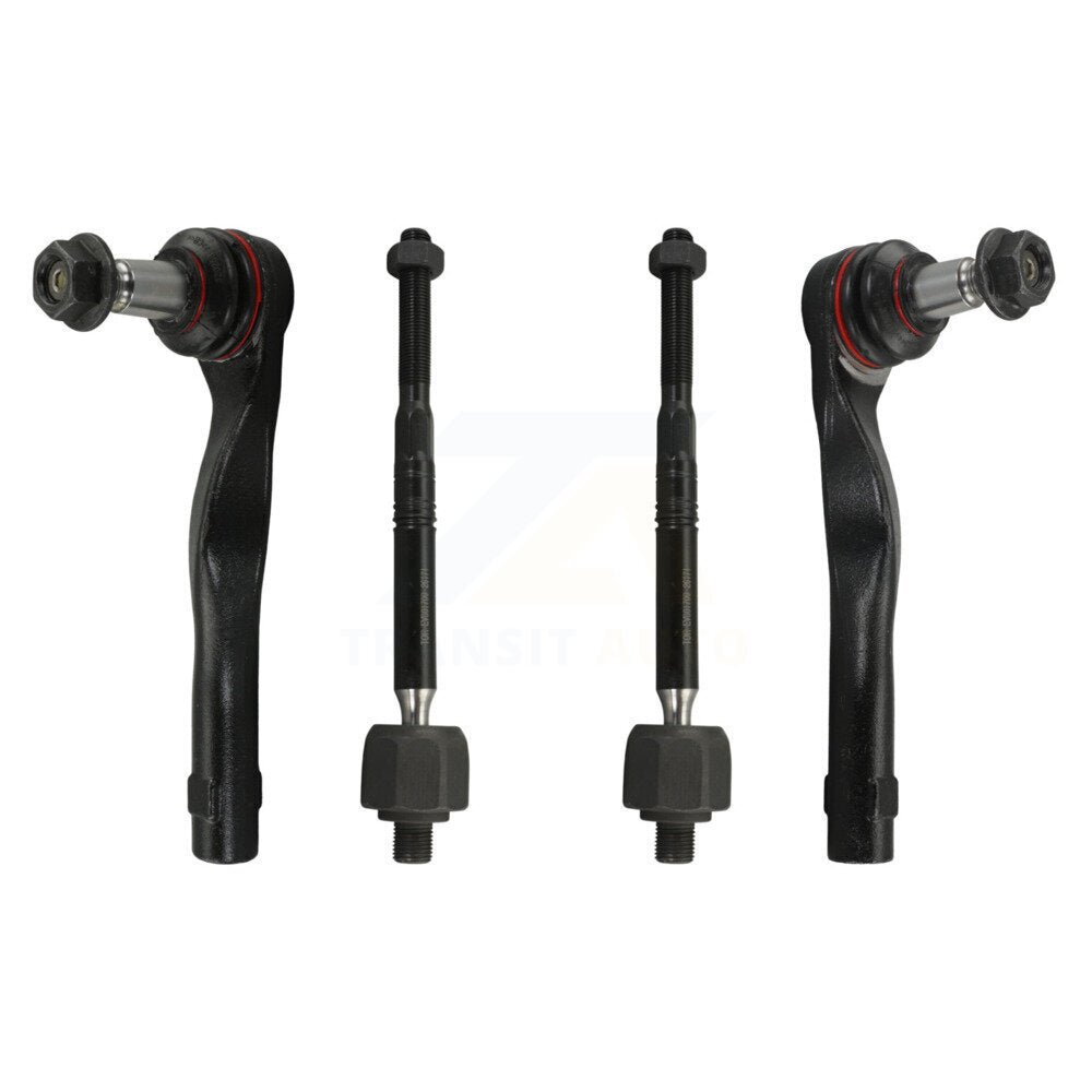 TOR Front Outer & Inner Steering Tie Rod End Kit For 2018 Mercedes-Benz E400 Coupe with AWD - Left Right Side (Driver