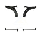 TOR Front Suspension Lower Control Arm And Ball Joint Assembly Stabilizer Bar Link Kit For Subaru Crosstrek Forester - Left Right Side (Driver Passenger) KTR-105902