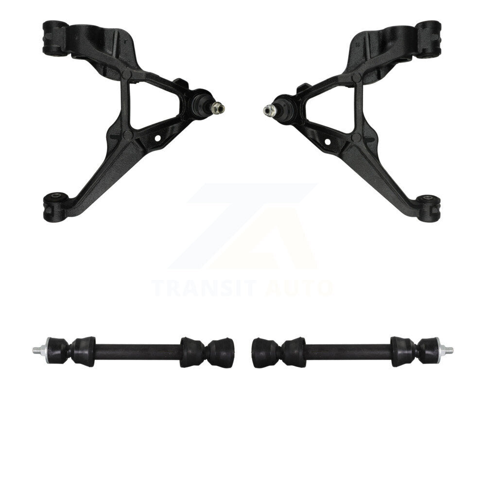 TOR Front Suspension Lower Control Arm And Ball Joint Assembly Stabilizer Bar Link Kit For 2011-2019 GMC Chevrolet Sierra 2500 HD Silverado 3500 - Left Right Side (Driver Passenger) KTR-105911