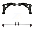 TOR Front Suspension Lower Control Arm And Ball Joint Assembly Stabilizer Bar Link Kit For Nissan Kicks Versa - Left Right Side (Driver Passenger) KTR-105912