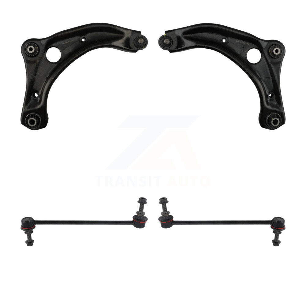 TOR Front Suspension Lower Control Arm And Ball Joint Assembly Stabilizer Bar Link Kit For Nissan Kicks Versa - Left Right Side (Driver Passenger) KTR-105912