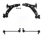 TOR Front Suspension Lower Control Arm And Ball Joint Assembly Stabilizer Bar Link Kit For 2016-2022 Chevrolet Spark - Left Right Side (Driver Passenger) KTR-105915