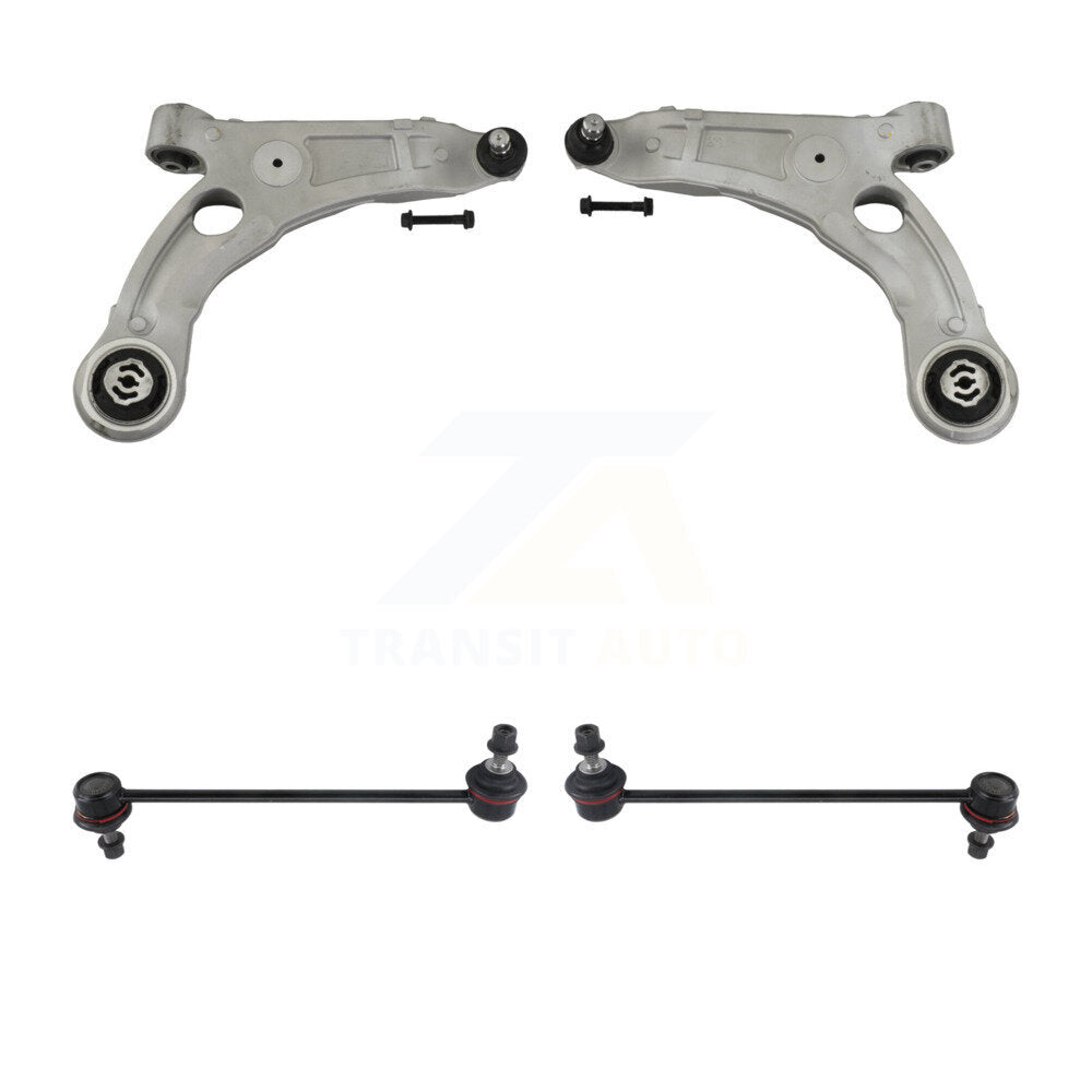 TOR Front Suspension Lower Control Arm And Ball Joint Assembly Stabilizer Bar Link Kit For 2015-2017 Chrysler 200 Without 17" Factory Wheels - Left Right Side (Driver Passenger) KTR-105917