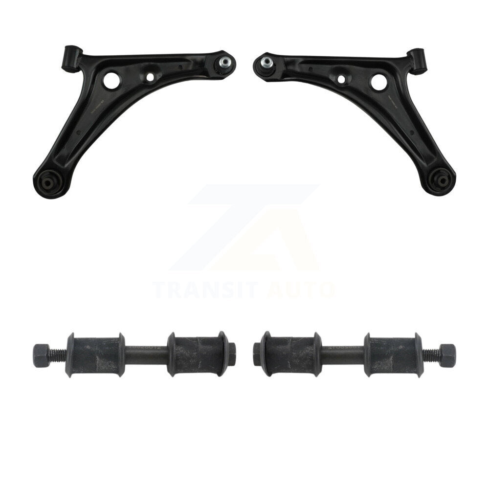 TOR Front Suspension Lower Control Arm And Ball Joint Assembly Stabilizer Bar Link Kit For Mitsubishi Mirage G4 - Left Right Side (Driver Passenger) KTR-105918