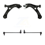 TOR Front Suspension Lower Control Arm And Ball Joint Assembly Stabilizer Bar Link Kit For Toyota Corolla Prius Prime AWD-e - Left Right Side (Driver Passenger) KTR-105919