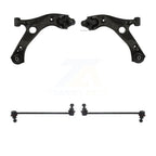 TOR Front Suspension Lower Control Arm And Ball Joint Assembly Stabilizer Bar Link Kit For 2018-2022 Toyota C-HR - Left Right Side (Driver Passenger) KTR-105922