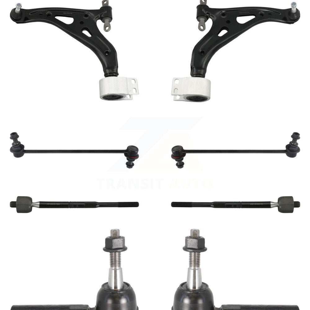 TOR Front Suspension Lower Control Arm And Ball Joint Assembly Steering Inner & Outer Tie Rod End Stabilizer Bar Link Kit