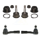TOR Front Suspension Lower Ball Joint And Outer Tie Rod End Kit For Kia Rio Hyundai Accent - Left Right Side (Driver Passenger) KTR-105947