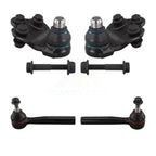 TOR Front Suspension Lower Ball Joint And Outer Tie Rod End Kit For Jeep Compass Renegade Fiat 500X - Left Right Side (Driver Passenger) KTR-105948