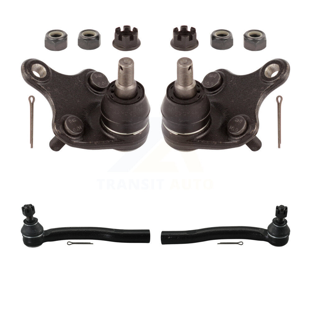 TOR Front Suspension Lower Ball Joint And Outer Tie Rod End Kit For Toyota Camry Lexus ES350 ES300h Avalon ES250 - Left Right Side (Driver Passenger) KTR-105951