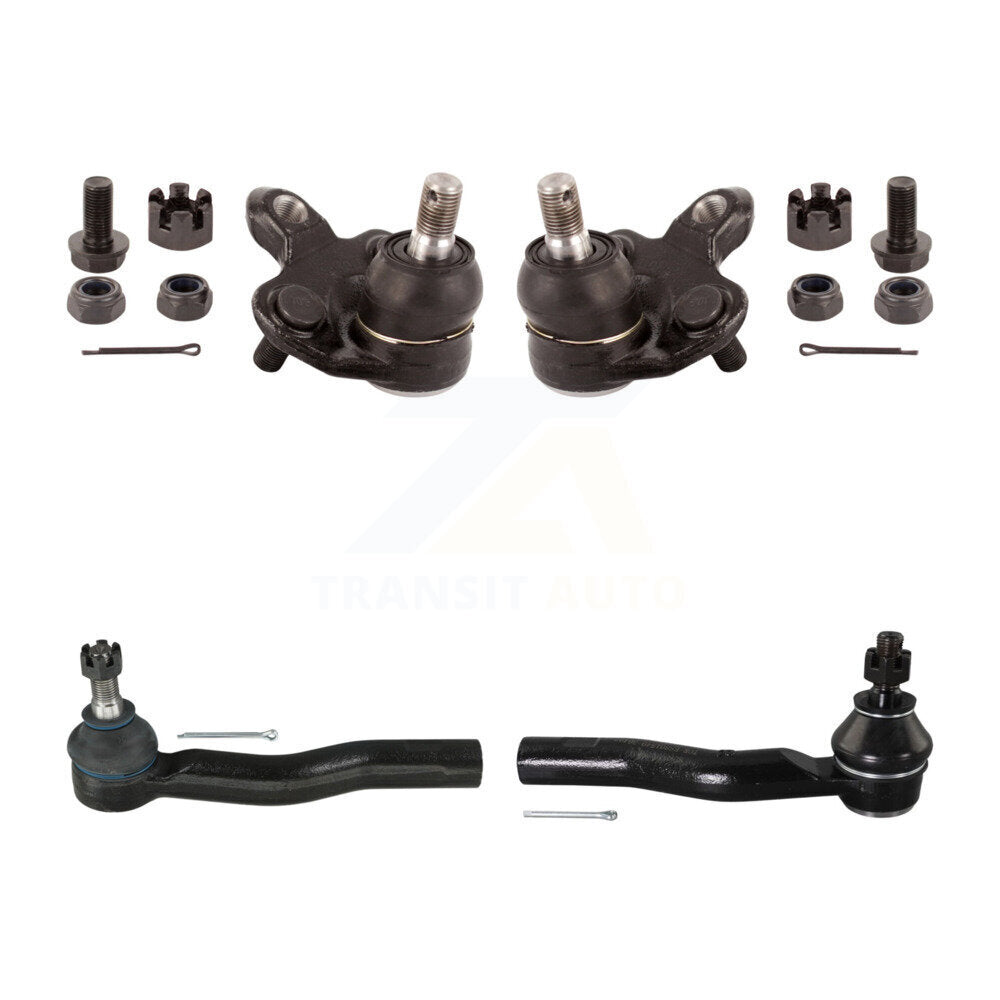 TOR Front Suspension Lower Ball Joint And Outer Tie Rod End Kit For Toyota Corolla Prius Prime AWD-e - Left Right Side