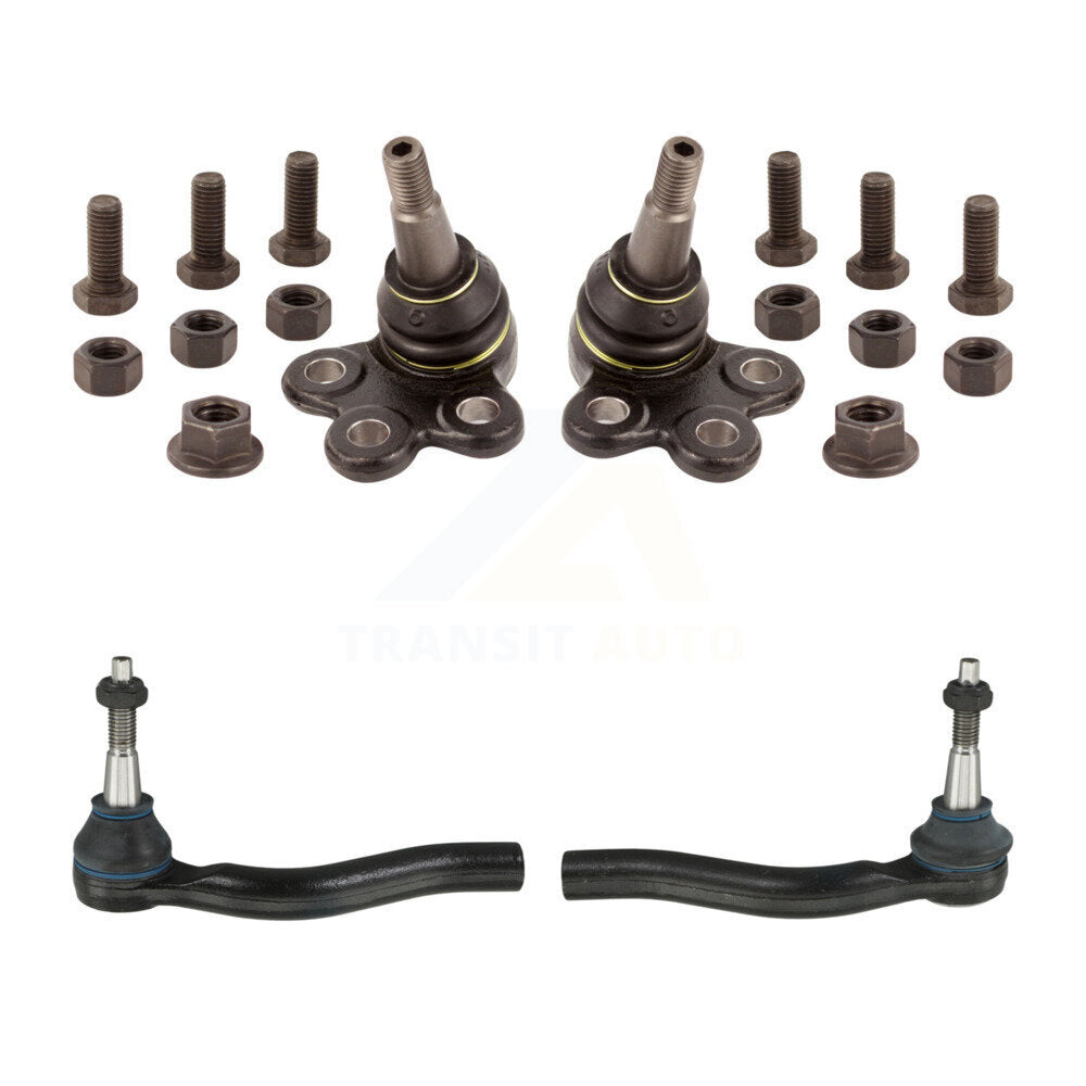 TOR Front Suspension Lower Ball Joint And Outer Tie Rod End Kit For 2017 GMC Acadia - Left Right Side (Driver Passenger)