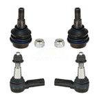 TOR Front Suspension Lower Ball Joint And Outer Tie Rod End Kit For Chevrolet Colorado GMC Canyon - Left Right Side (Driver Passenger) KTR-105956