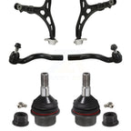 TOR Front Suspension Lower Control Arm With Tie Rod End And Ball Joint Kit (6Pc) For 2011-2015 Jeep Grand Cherokee Dodge Durango - Left Right Side (Driver Passenger) KTR-105960
