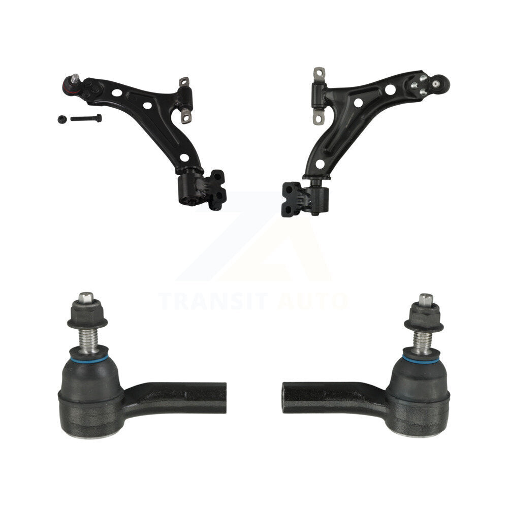 TOR Front Suspension Lower Control Arm Assembly And Outer Tie Rod End Kit For 2016-2022 Chevrolet Spark - Left Right Side