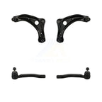 TOR Front Suspension Lower Control Arm Assembly And Outer Tie Rod End Kit For Nissan Kicks Versa - Left Right Side (Driver Passenger) KTR-105963